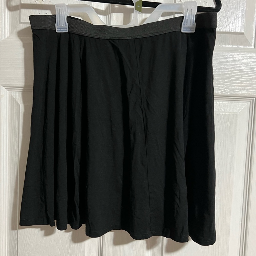 Black ASOS Elastic Waist Skirt.